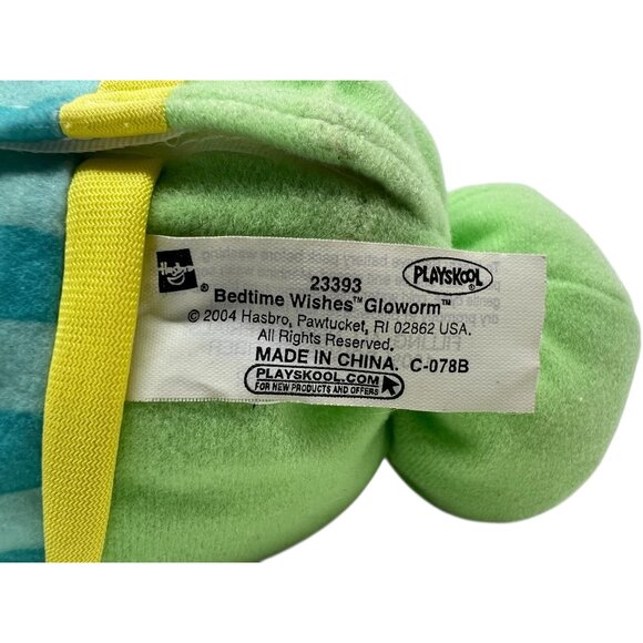 Gloworm Hasbro Playskool Bedtime Wishes Prayer 2004 Tested Works Glow Worm - Picture 10 of 10